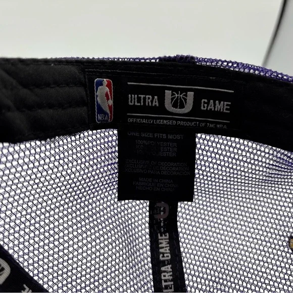 Los Angeles Lakers NBA Ultra Game Unisex Purple Embroidered SnapBack Hat OSFM - Picture 6 of 8